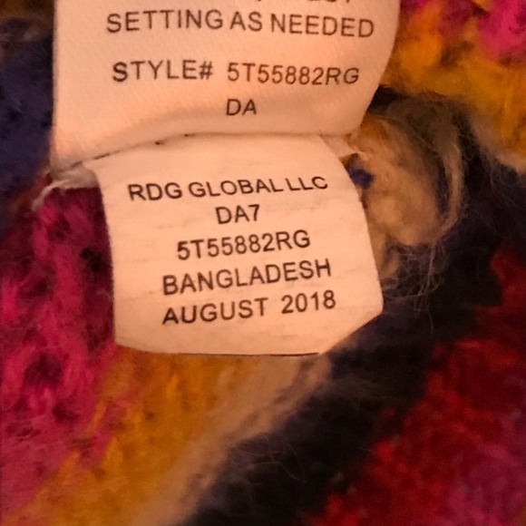 Cloud Chaser Striped multi color Sweater - Picture 6 of 8